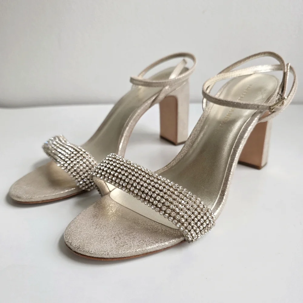 Loeffler Randall Shay Rhinestone Heels 7